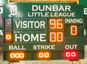 Scoreboards For Little League* and Many Youth Baseball Teams Are Now ...
