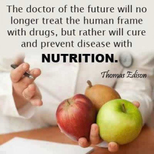 ... with drugs but rather will cure and prevent disease with NUTRITION