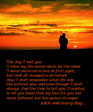 The Day I Met You Quotes. QuotesGram
