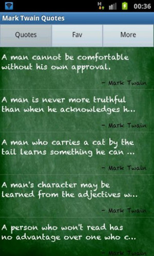View bigger - Mark Twain Quotes (FREE!) for Android screenshot