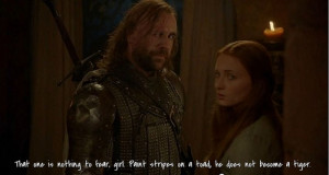 Sansa And Sandor Quotes Sandor clegane sansa stark