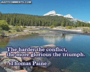 like the quote by Thomas Paine in the image below, who said “The ...