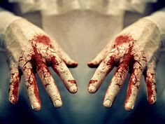 The bloody hands are a popular symbol of Lady MacBeth. It refers to ...