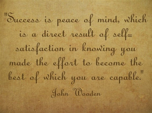 Coach Wooden on Success