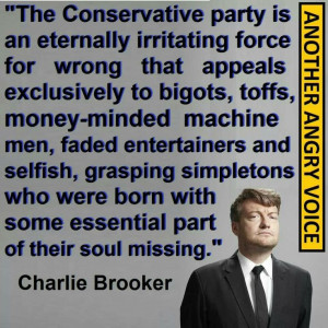 Charlie Brooker on conservatives