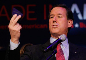 Santorum is already trying to mine the confrontation to raise campaign ...