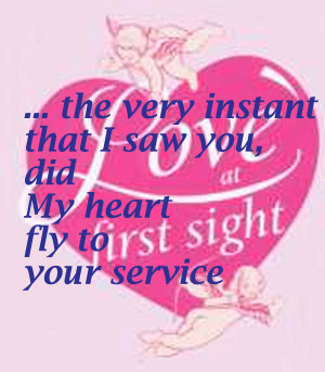 love.at .first .sight copy Shakespeare Quote on Love at First Sight