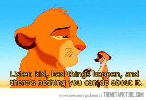 Funny photos funny Timon Lion King quote