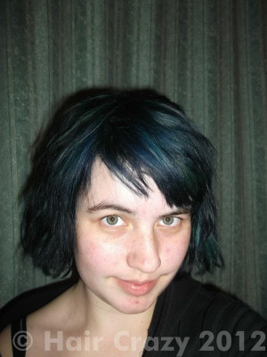 Blue Black Hair