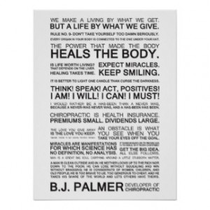 Epigrams & Quotes from B.J. Palmer Print