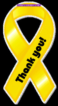 Yellow Ribbon Thank You Tumblr gif