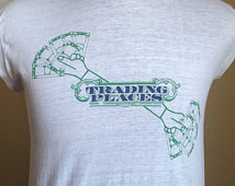 80s Vintage Trading Places 1983 Edd ie Murphy movie sleeveless T-Shirt ...