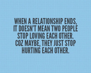 Stop Hurting Each Other - Relationship Quote