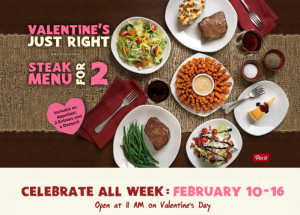 Outback Steakhouse Valentine's Day