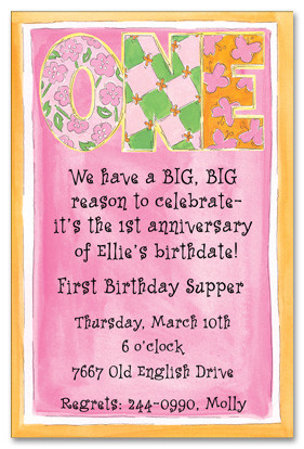 Birthday Party Invitations Wording #1