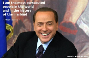 ... the history of the mankind - Silvio Berlusconi Quotes - StatusMind.com