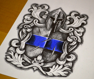 Spartan Shield Tattoo Meaning Police tattoo design download