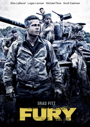 2014 Fury DVD Cover