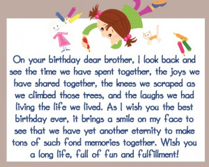 Birthday Quotes For Little Brother The best birthday ever!
