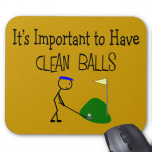 golf_clean_balls_golf_humor_gifts_mouse_pads ...