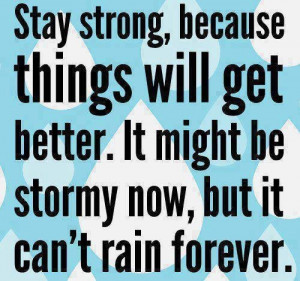 Positive quote. dont let them rain on your parade