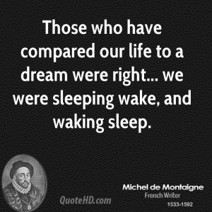 Michel de Montaigne Dreams Quotes