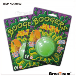 funny boogers crystal crazy green putty