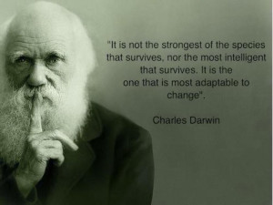 Darwin on adaptability and change