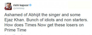 The Rishi Kapoor-Ajaz Khan Twitter War About The #SalmanVerdict Is So ...