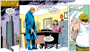 at his office Daredevil 222 by Denny O 39 Neil and David Mazzucchelli