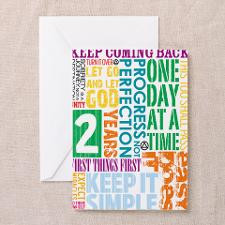 Recovery Anniversary Card (Pk of 10) Greeting Card