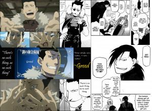 Greed Fullmetal Alchemist Quotes Greed collage by paranormal-