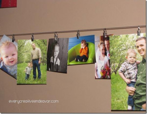 Fun Way to Display Your Family Photos Plus, Every Child is an Artist ...