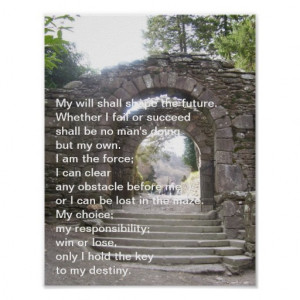Elaine Maxwell. My Will shall shape the future Posters