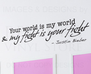 Wall-Decal-Quote-Sticker-Vinyl-Art-Lettering-Letter-One-Time-Justin ...