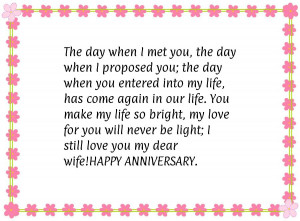 Anniversary Sayings For Wife