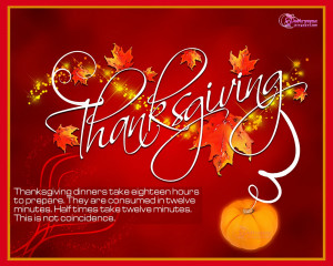 Beautiful Lovely Thanksgiving Day Red Picture Card Quote and HD ...