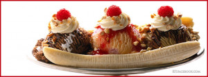 ... banana split - chocolate, strawberry, nuts, whipped cream, raspberries