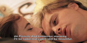 Yes, I’m drunk. And you’re beautiful. And...