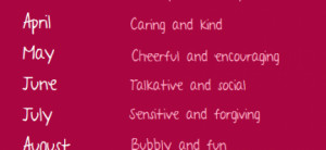 Which month were you born in? : Quote About Which Month Were You Born ...