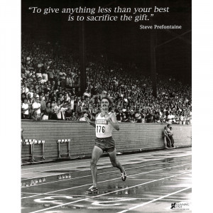 Steve Prefontaine The Gift Sports Poster Print - 24x30