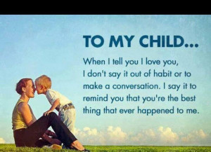 To My Child