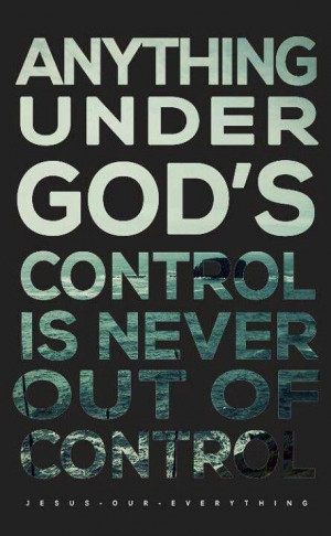 God is in control