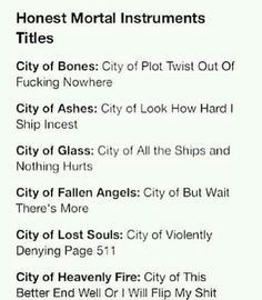 city of heavenly fire quotes - Google Search