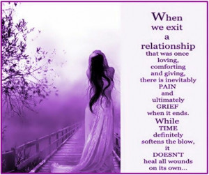 Ending a relationship ...