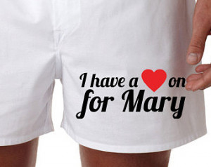 ... Valentines Day Anniversary Wedding Clever Funny Underwear Gift Idea
