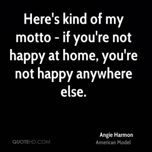 Angie Harmon Home Quotes