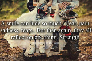 ... url http www quotes99 com a smile can hide so much fear pain img
