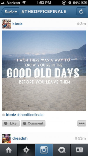 The office finale quote #amaze