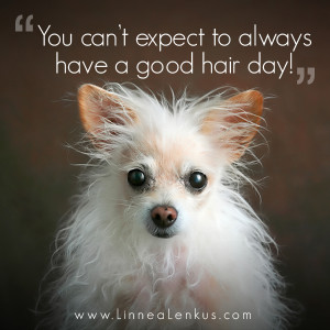 ... Can’t Expect To Always Have A Good Hair Day - Inspirational Quote